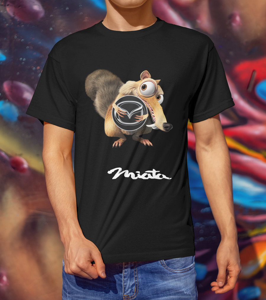 Scrat Hugging Mazda Miata T-Shirt