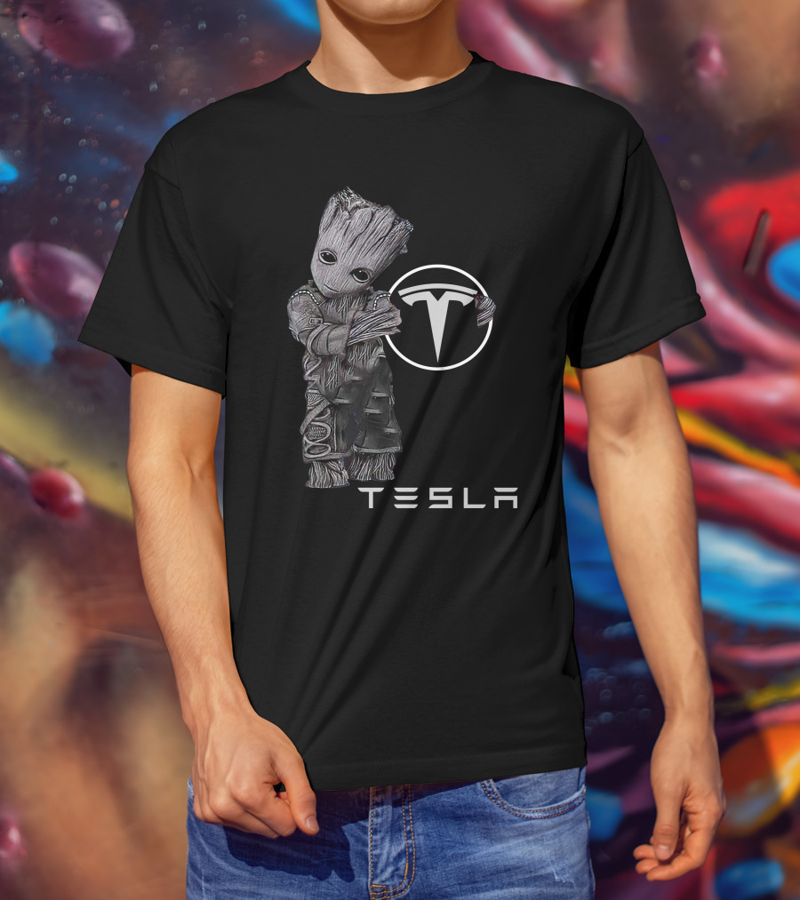 Groot Holding Tesla T-Shirt
