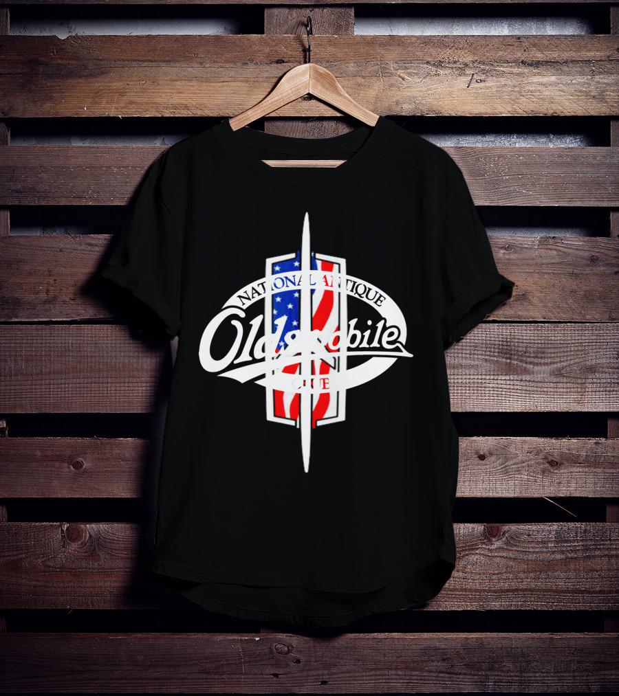 Oldsmobile National Antique Club American Flag T-Shirt