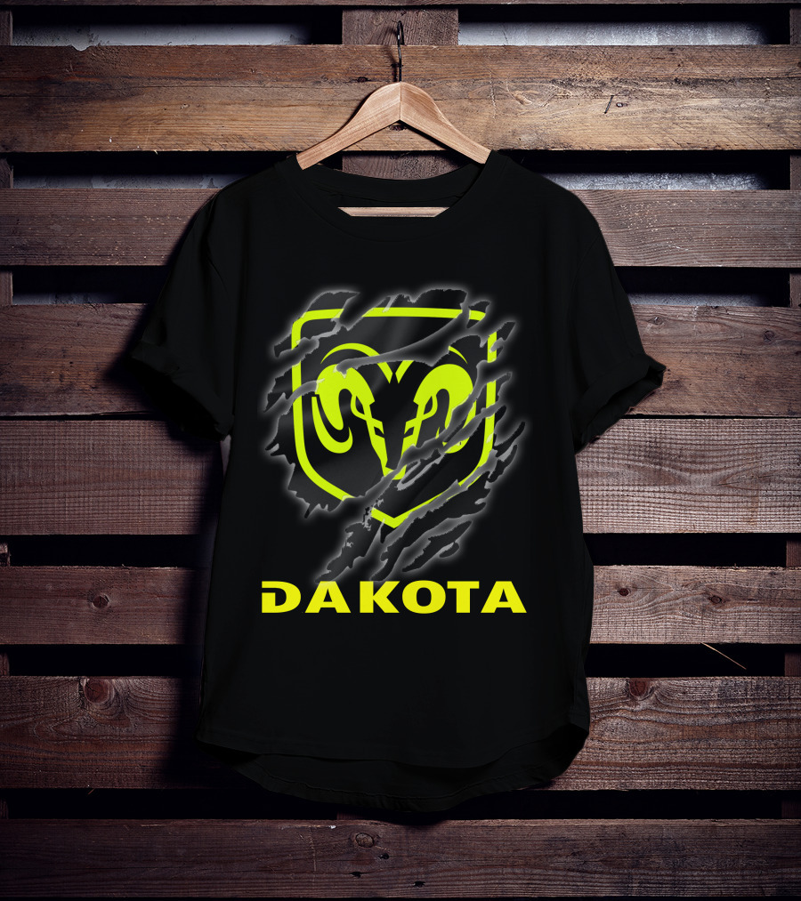 Dakota Ram Logo Claw Marks T-Shirt
