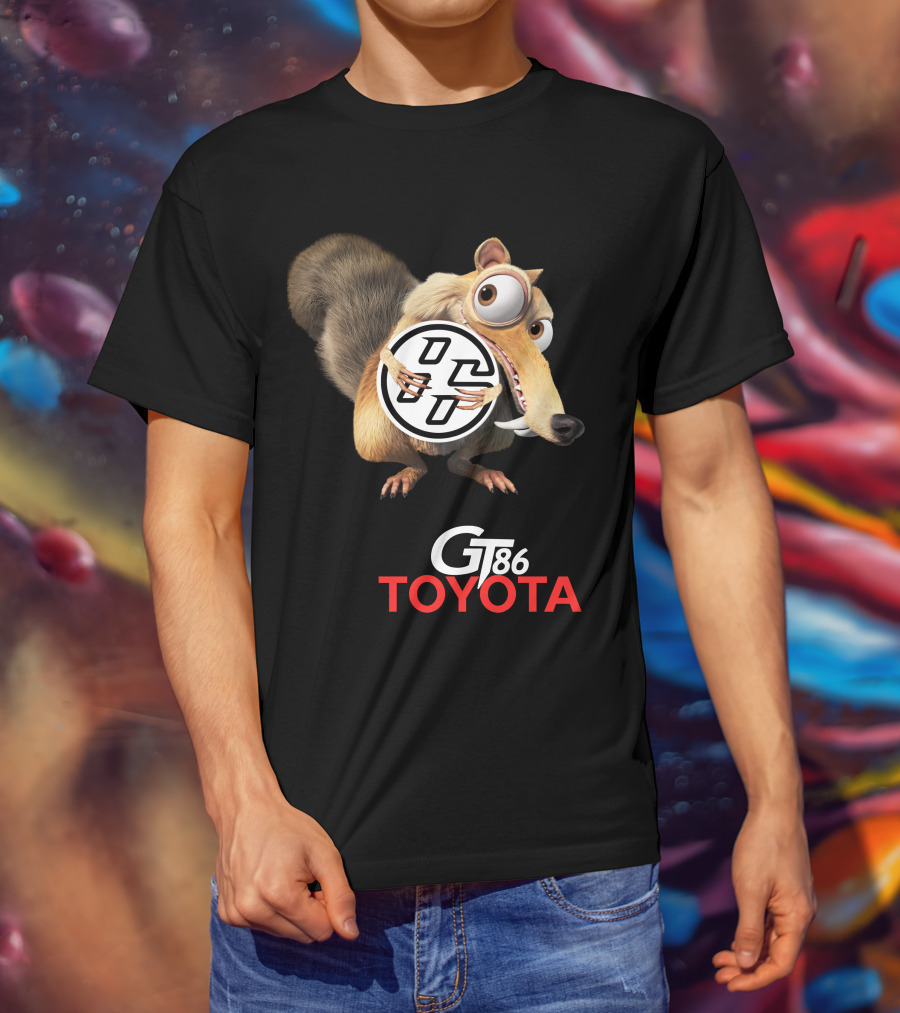 Gt86 Toyota Ice Age Character Embrace T-Shirt
