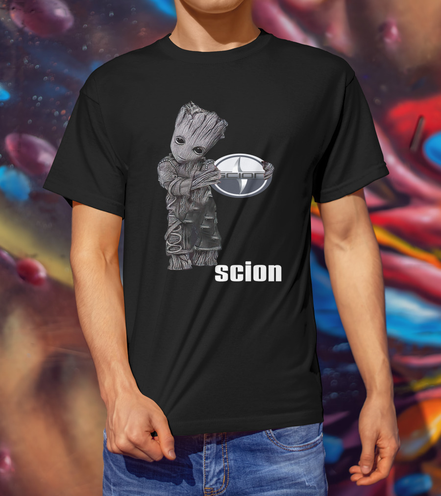 Scion Groot 01 Car Emblem Fusion T-Shirt