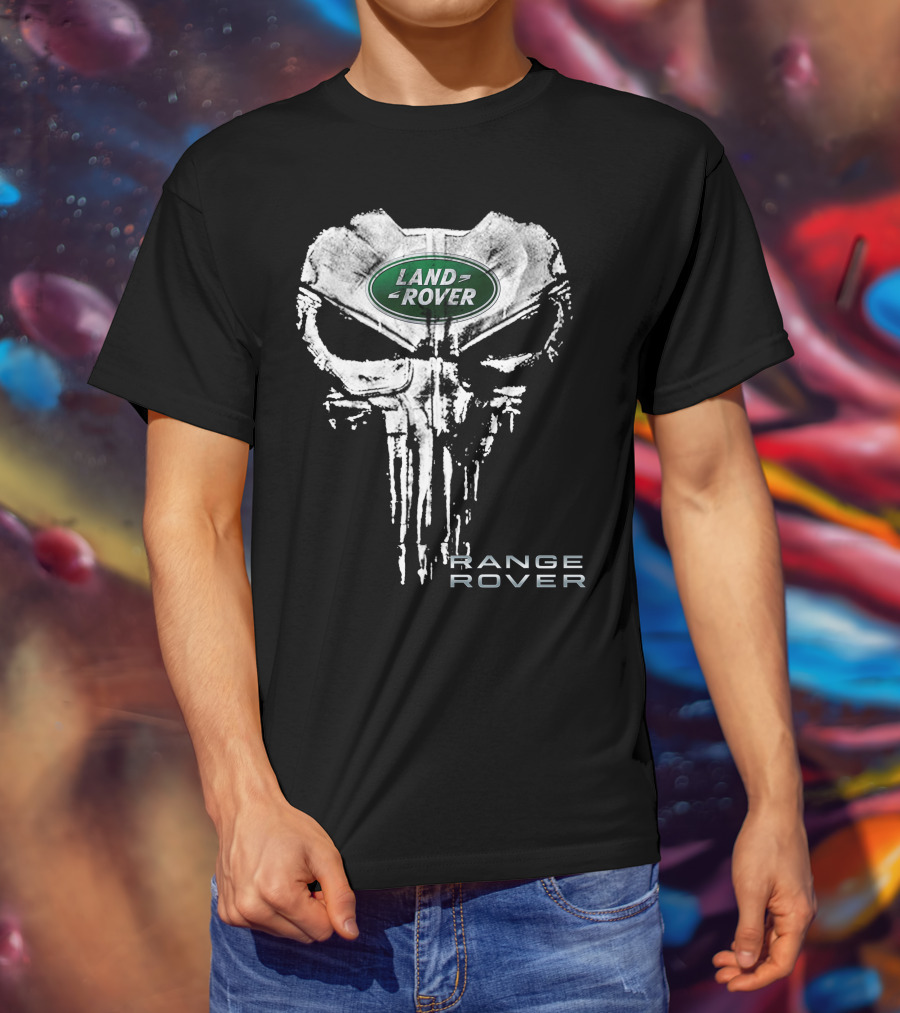 Land Rover Punisher Skull Range Rover T-Shirt