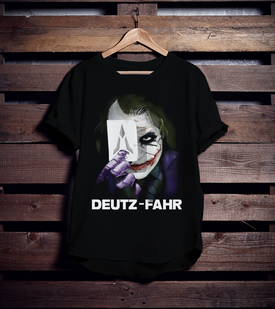 Deutz-Fahr Joker Card Dark Knight Style T-Shirt