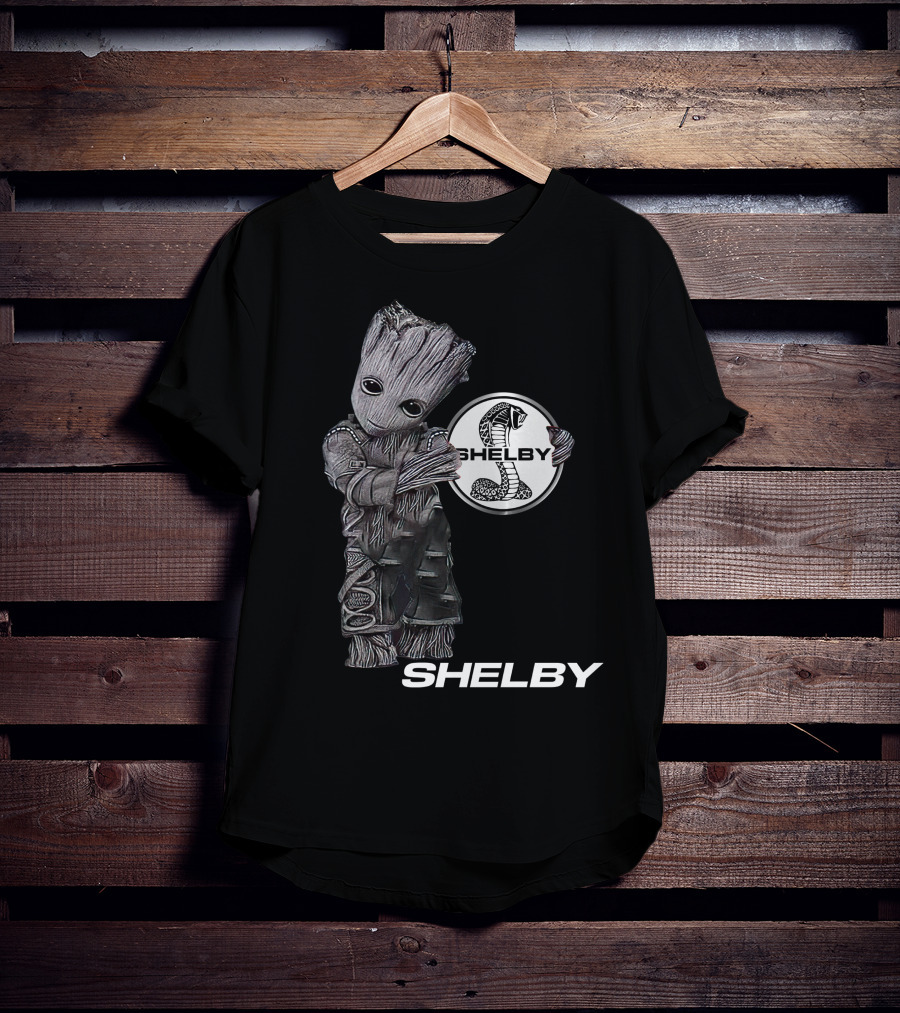 Shelby Cobra Groot Guardians Of The Galaxy Crossover T-Shirt