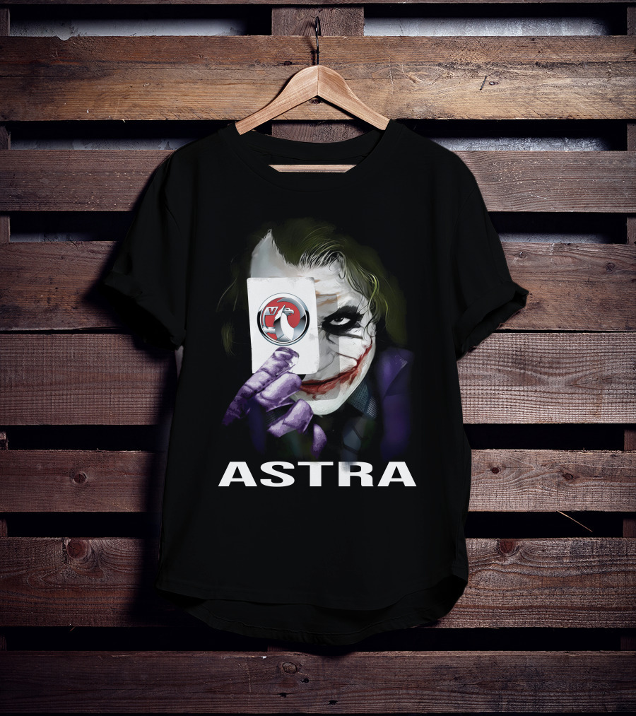 Astra Joker Card With Auto T-Shirt