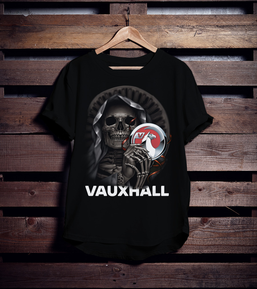 Vauxhall Grim Reaper Holding Badge T-Shirt