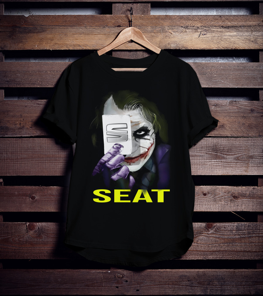Seat Joker Card Mask Grin T-Shirt