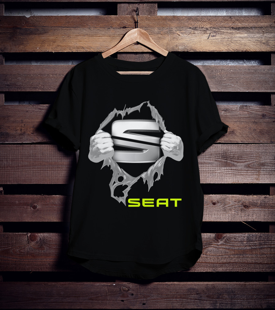 Seat 07 Ripped Logo Hands T-Shirt