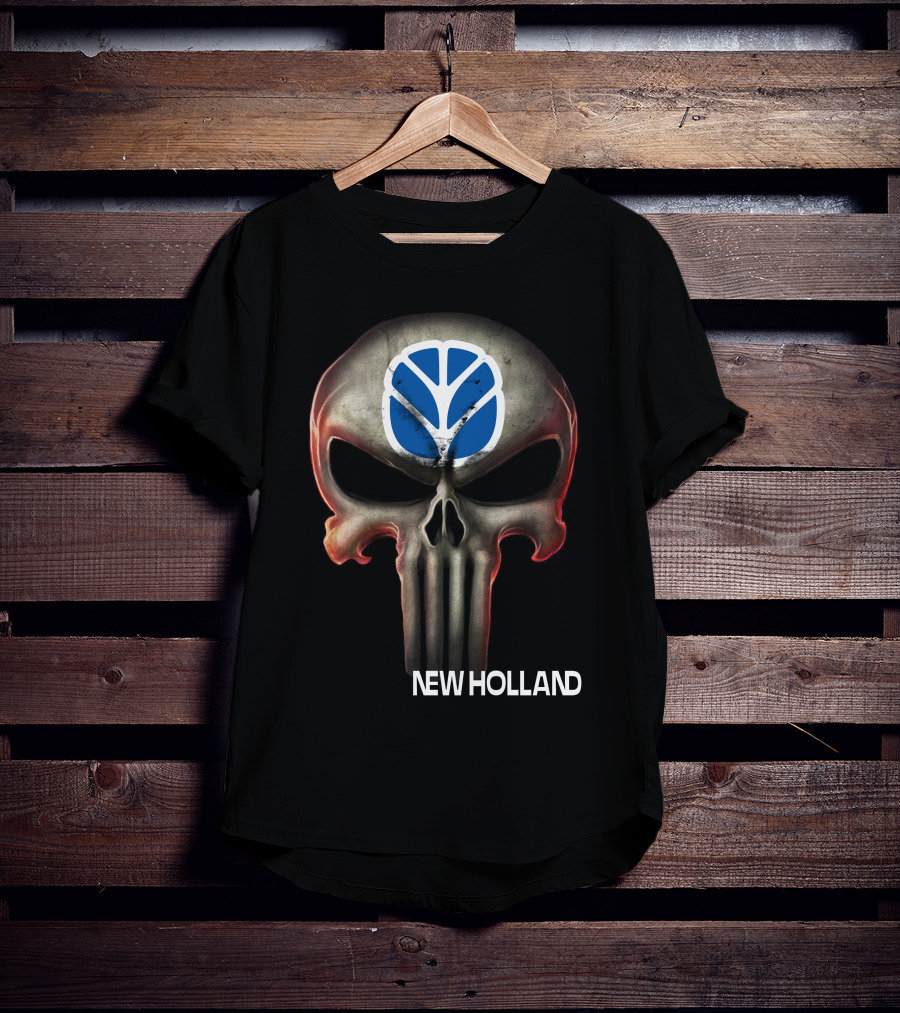 New Holland Punisher Skull T-Shirt