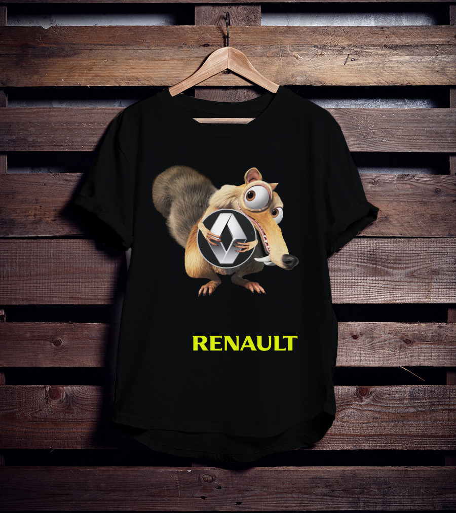 Renault Scrat Ice Age Logo Crossover T-Shirt