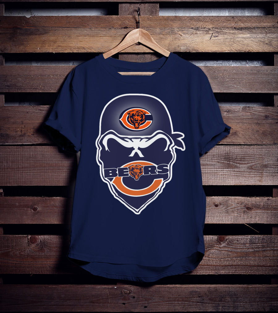 Chicago Bears Pirate Logo Bears T-Shirt