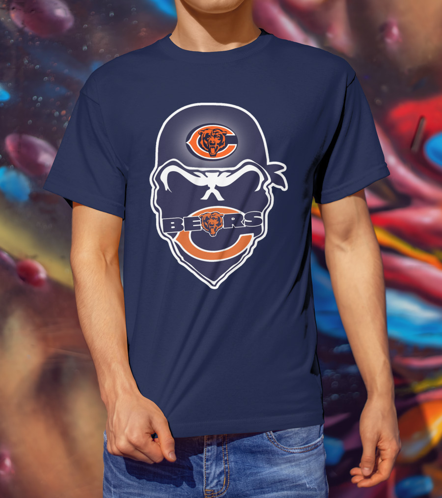 Chicago Bears Pirate Logo Bears T-Shirt