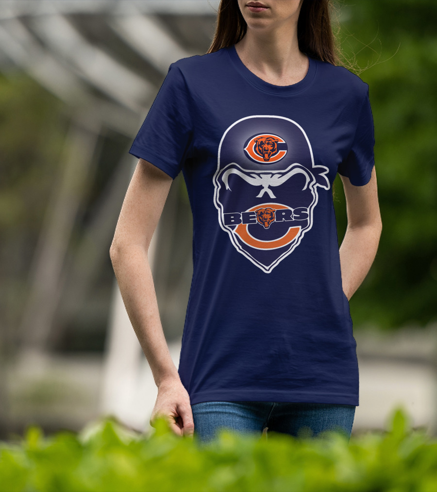 Chicago Bears Pirate Logo Bears T-Shirt