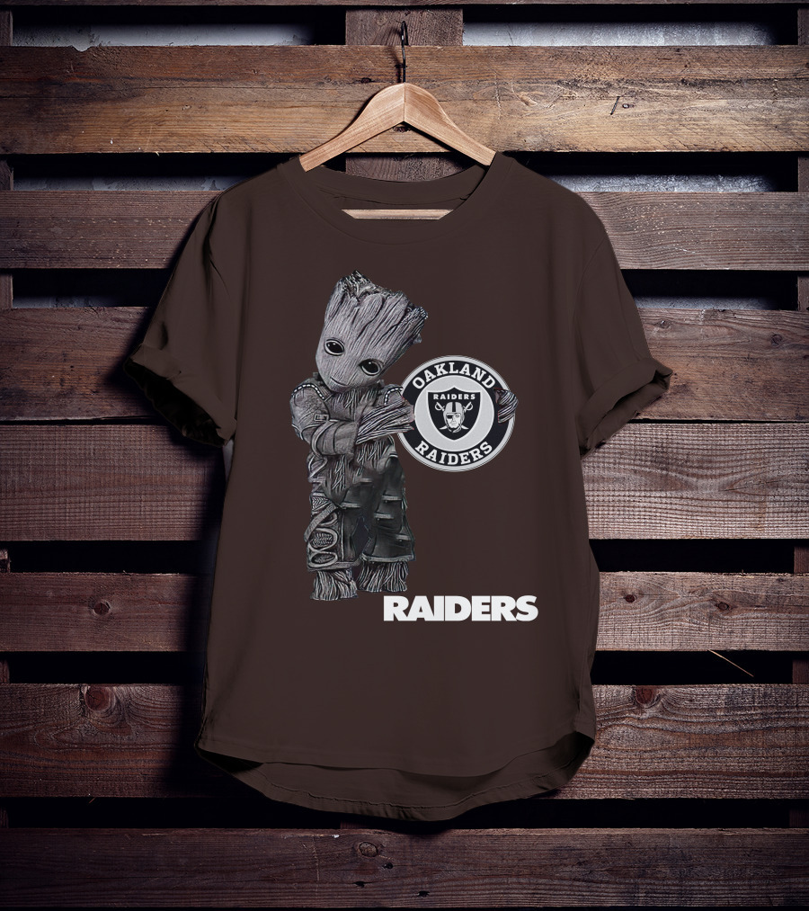 Oakland Raiders Groot Holding T-Shirt