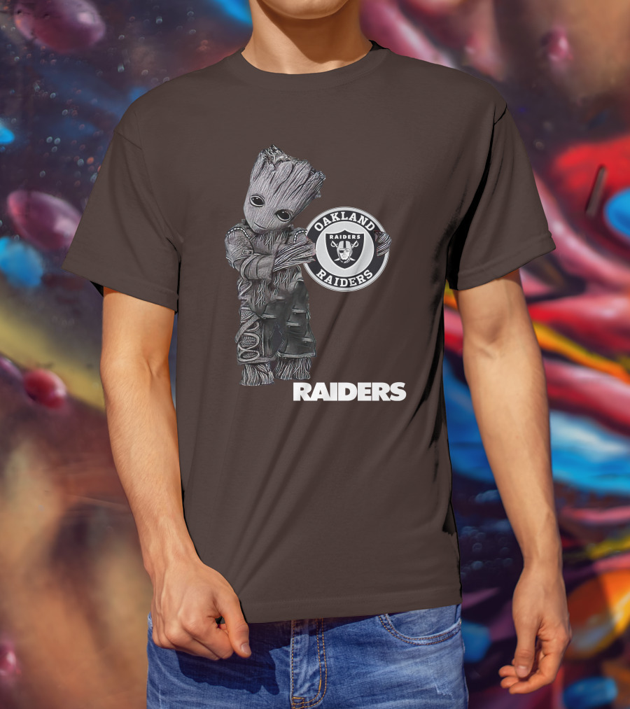 Oakland Raiders Groot Holding T-Shirt