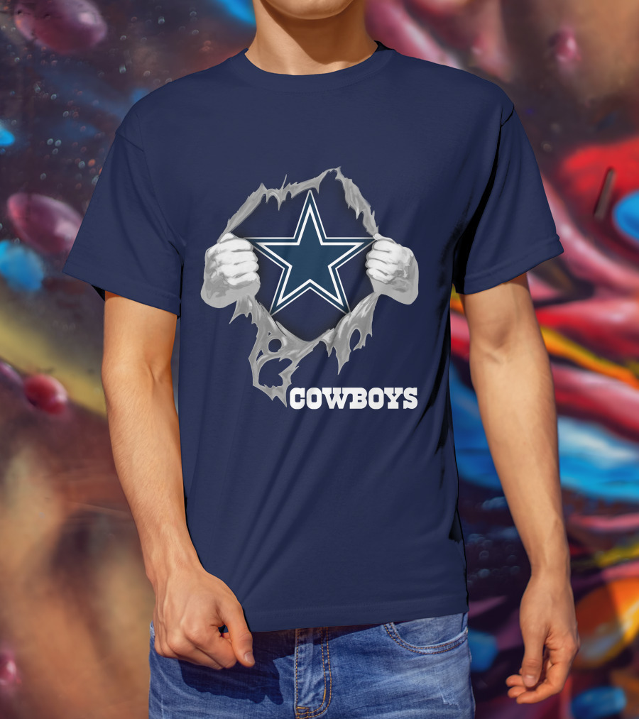 Cowboys 07 Star Logo Burst T-Shirt