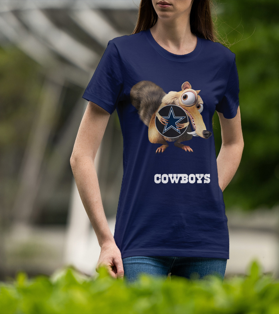 Cowboys Scrat Holding Star T-Shirt