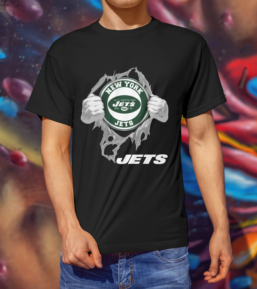 New York Jets 05 Peeling Hands T-Shirt