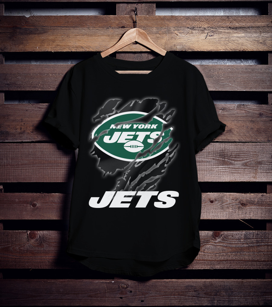 New York Jets Logo With Bold Graphics And T-Shirt
