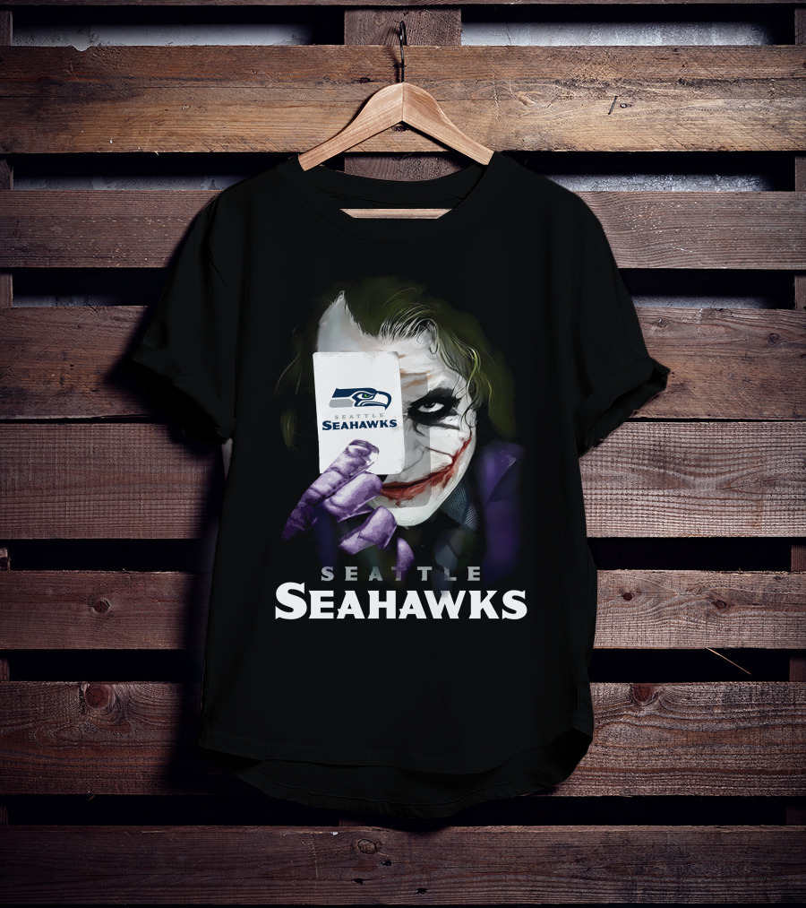 Seattle Seahawks Joker Card T-Shirt