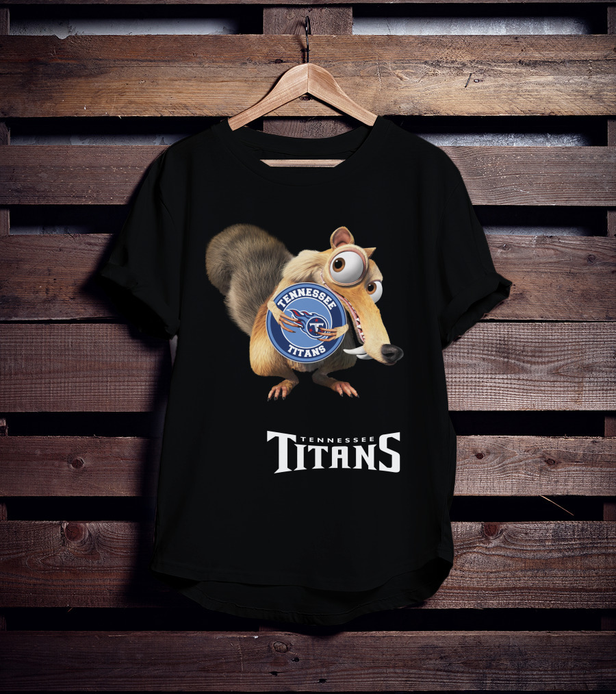 Tennessee Titans Ice Age Scrat T-Shirt