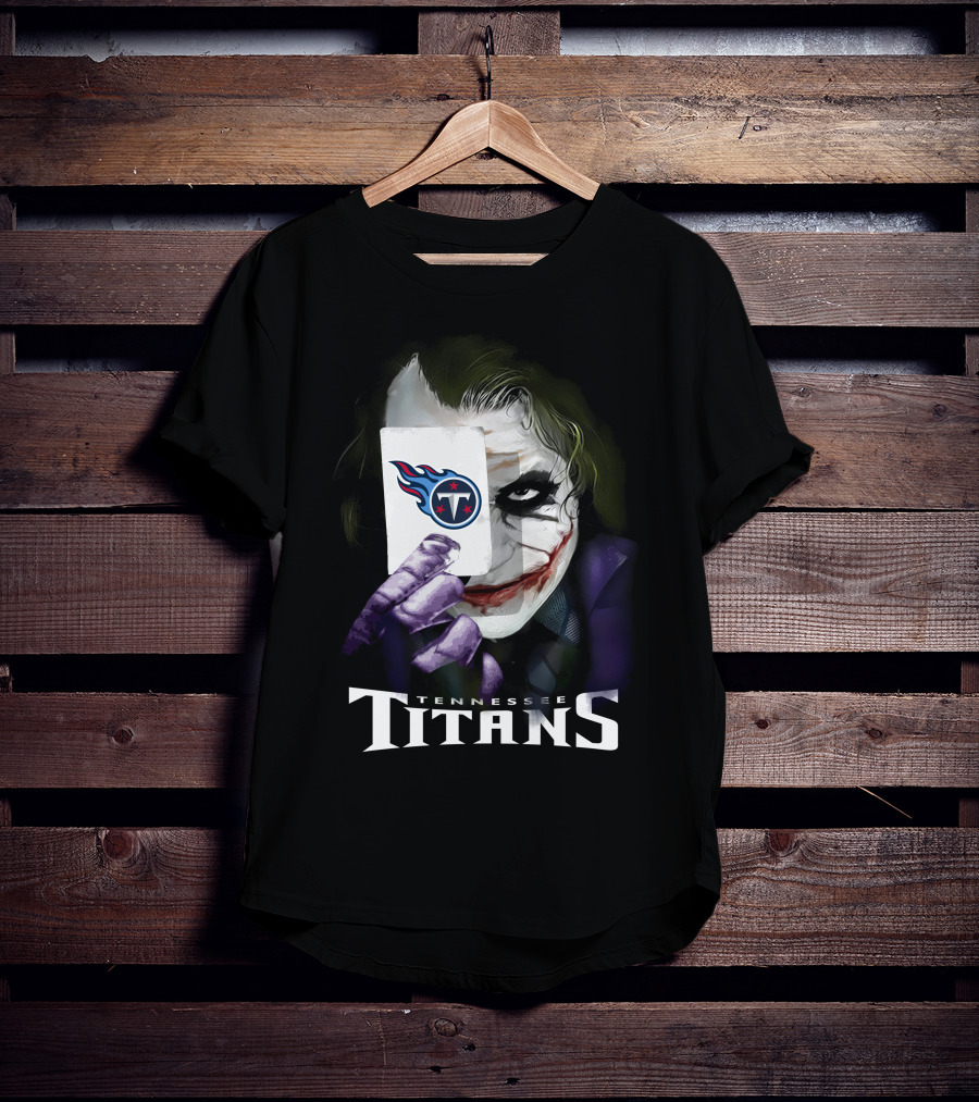 Tennessee Titans Joker Playing Card T-Shirt