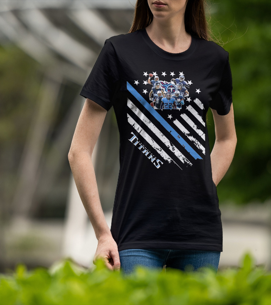 Titans 06 Nfl Team Stars And Stripes T-Shirt