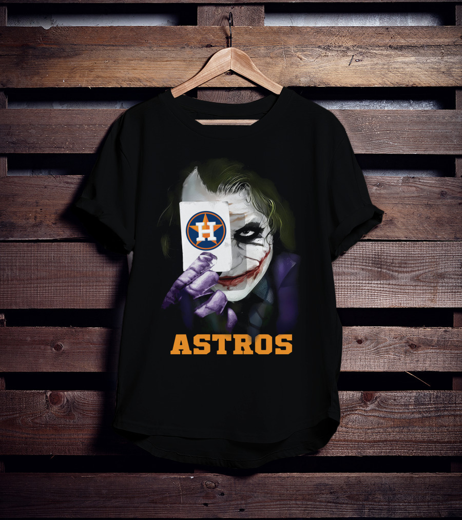 Astros Joker Houston Baseball Card T-Shirt