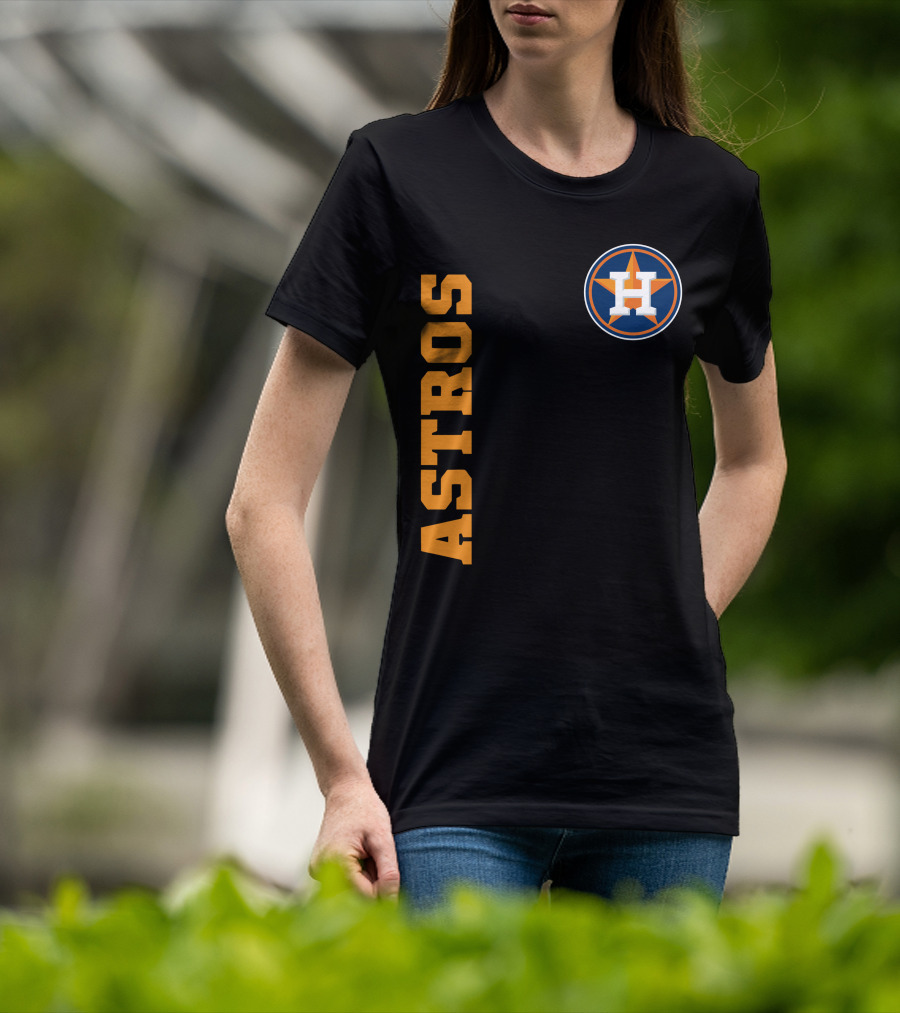 Astros Houston Logo Vertical T-Shirt