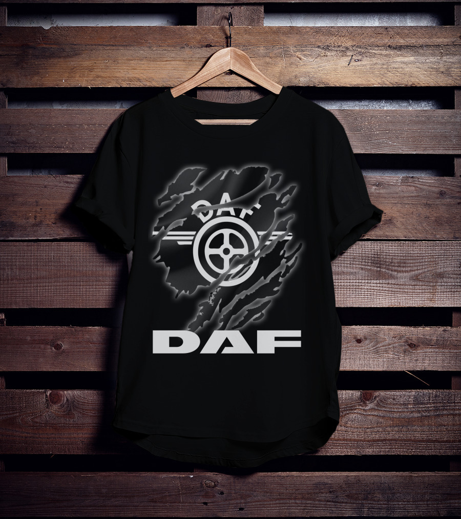 Daf Wheel Logo Claw Marks T-Shirt