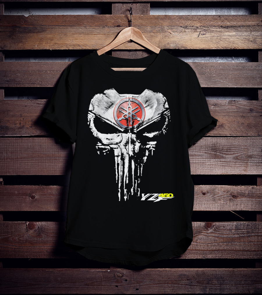 Yamaha Yfz450 Skull T-Shirt