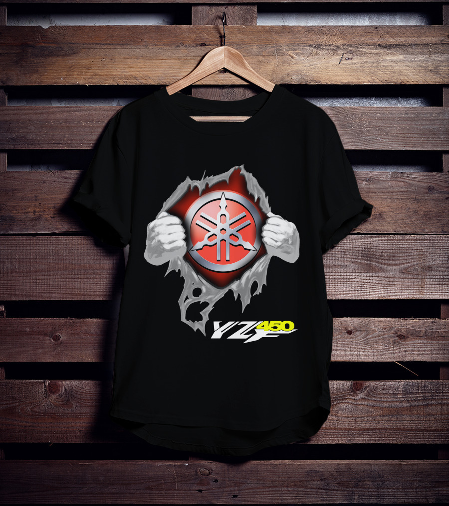 Yamaha Emblem Yz450 Dynamic Burst T-Shirt