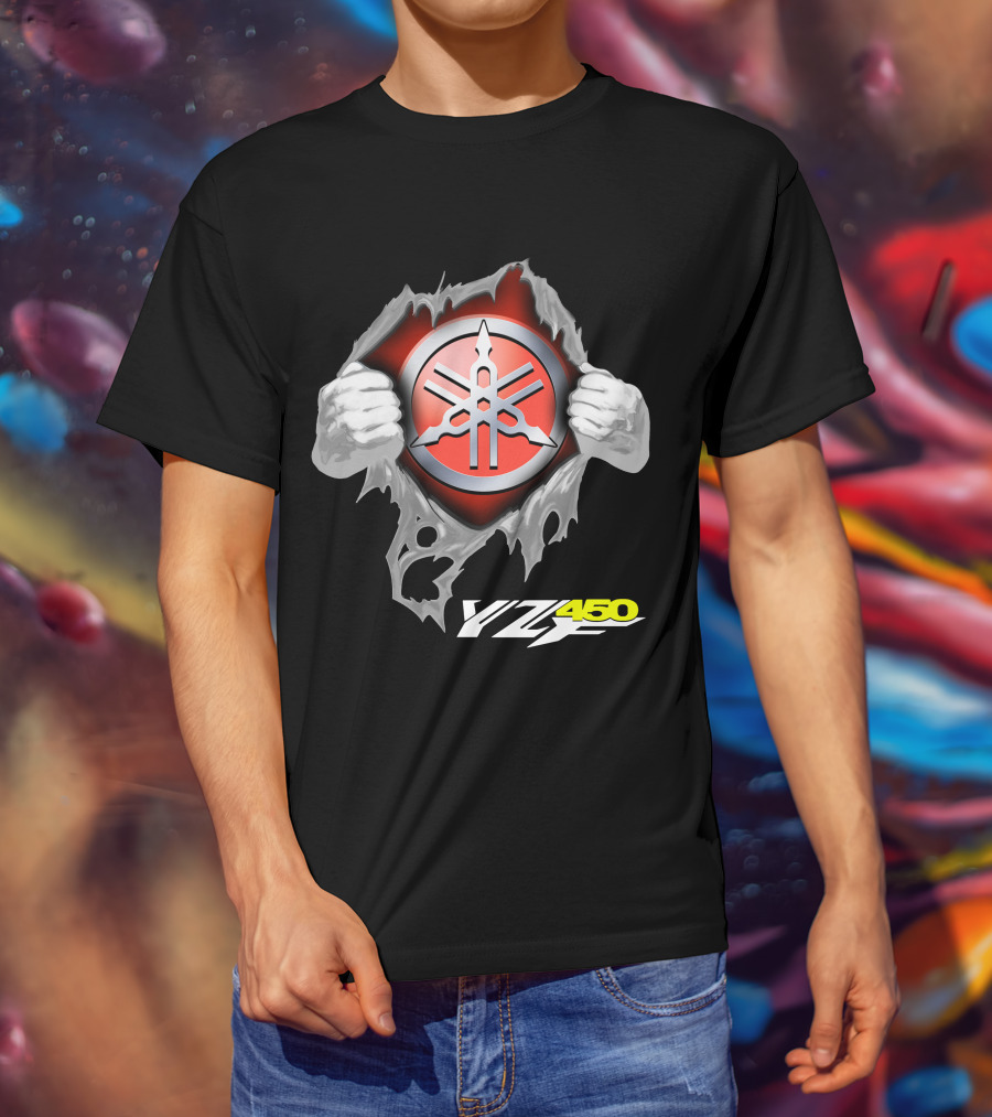Yamaha Emblem Yz450 Dynamic Burst T-Shirt