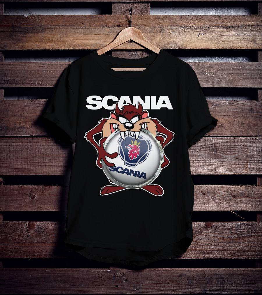 Scania Cartoon Character With Crown T-Shirt