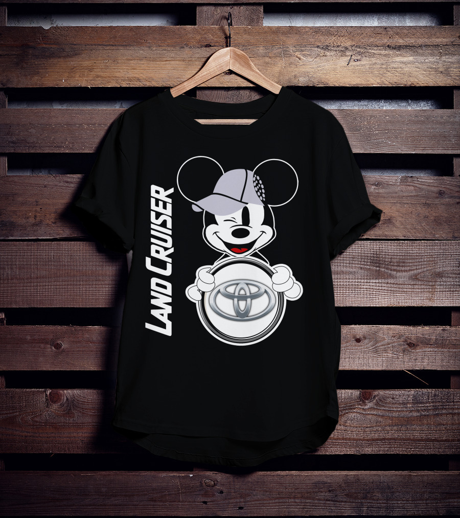 Land Cruiser Toyota Mickey Mouse Collaboration T-Shirt