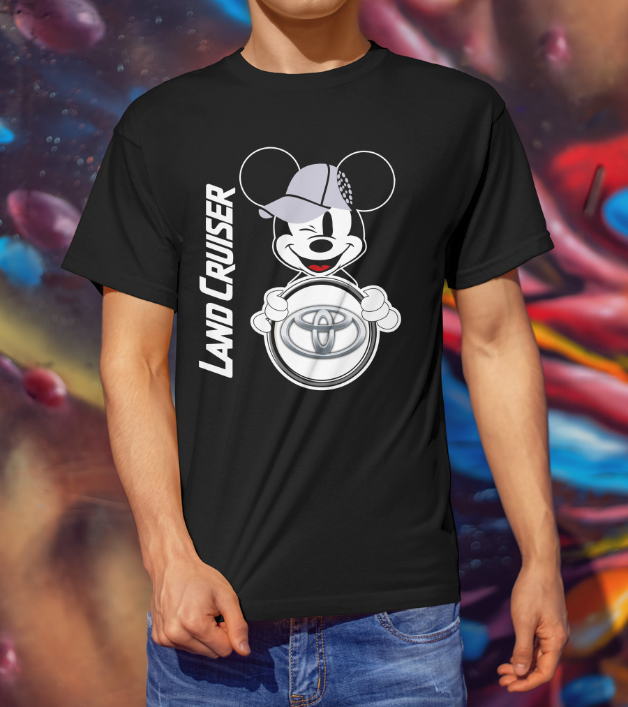 Land Cruiser Toyota Mickey Mouse Collaboration T-Shirt