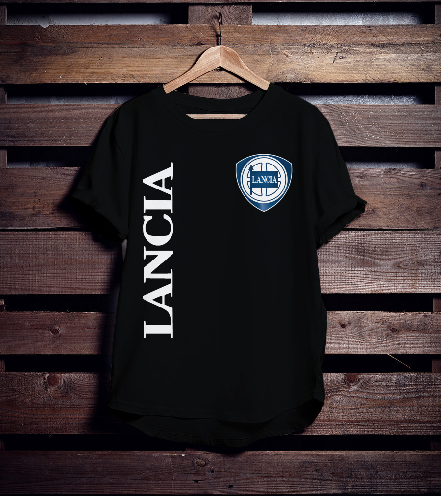 Lancia Shield Logo Vertical T-Shirt