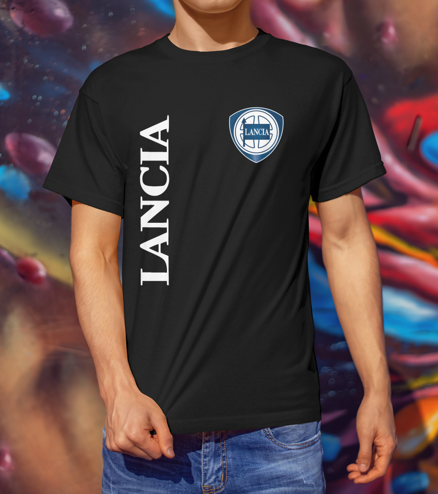 Lancia Shield Logo Vertical T-Shirt