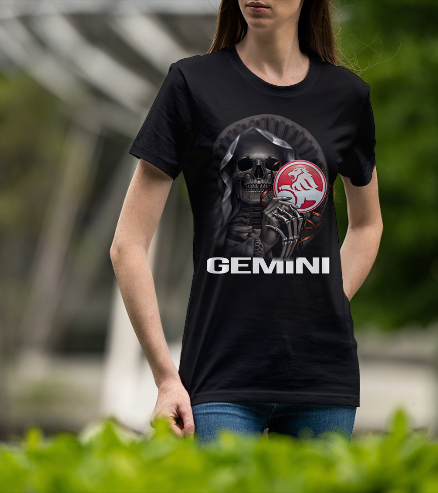 Gemini 18 Grim Reaper Holding Holden T-Shirt