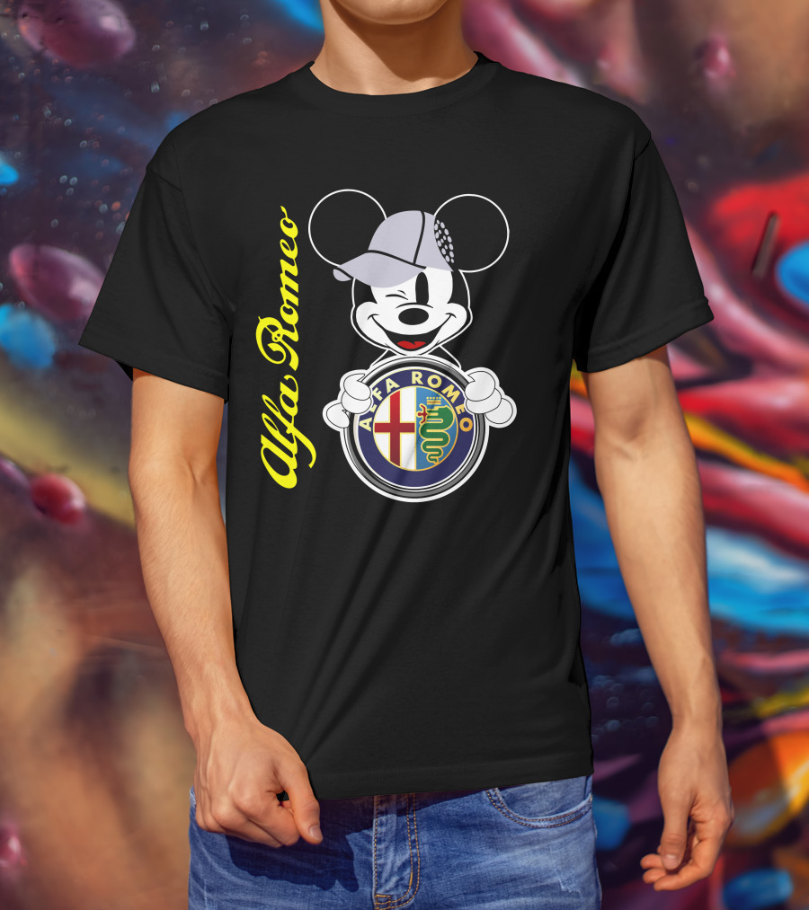 Alfa Romeo Mickey Mouse T-Shirt