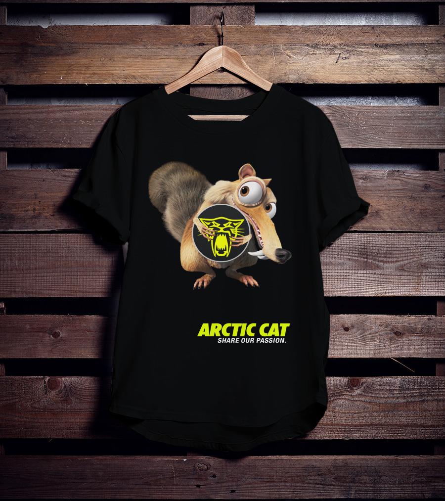 Arctic Cat Share Our Passion Ice Age Scrat T-Shirt