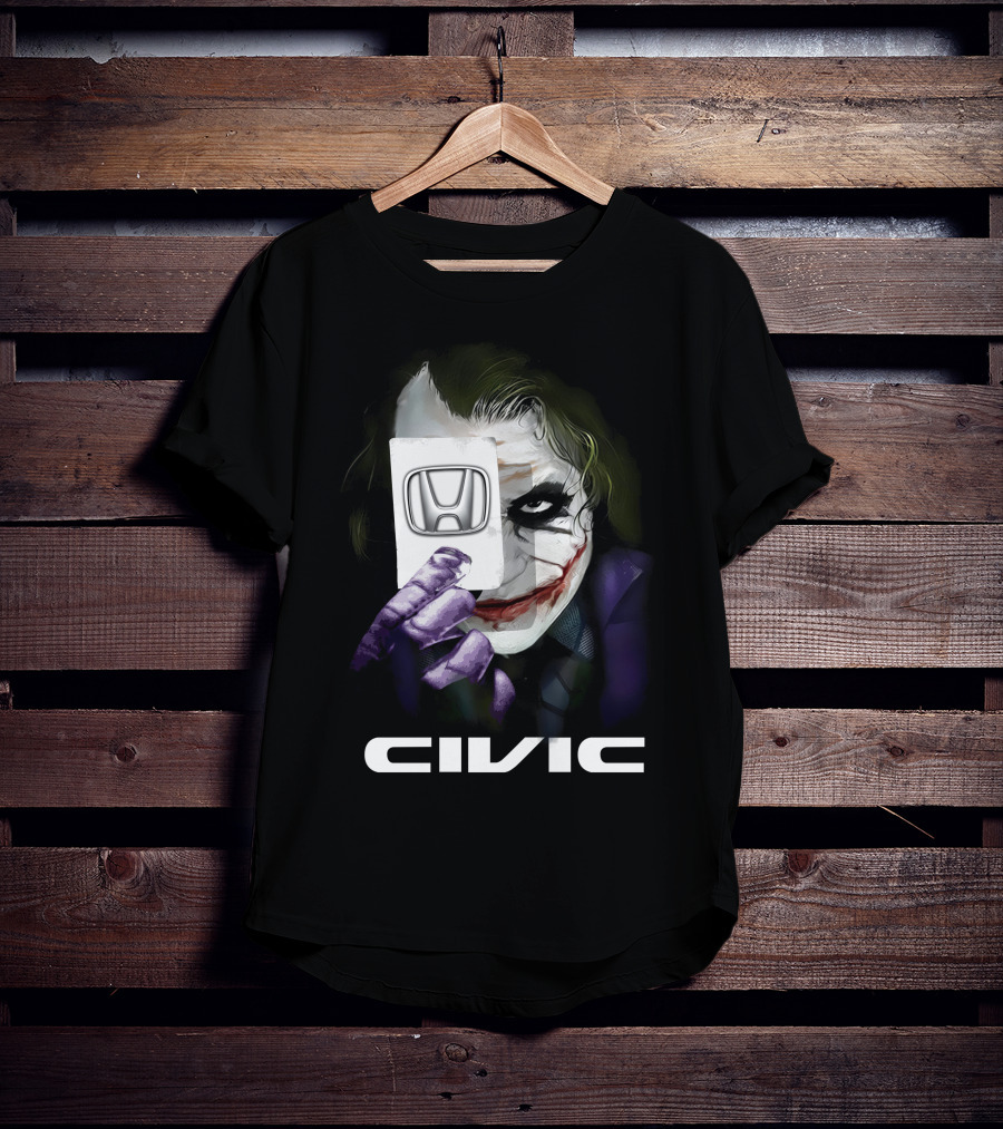 Civic 17 Joker Card With Honda T-Shirt