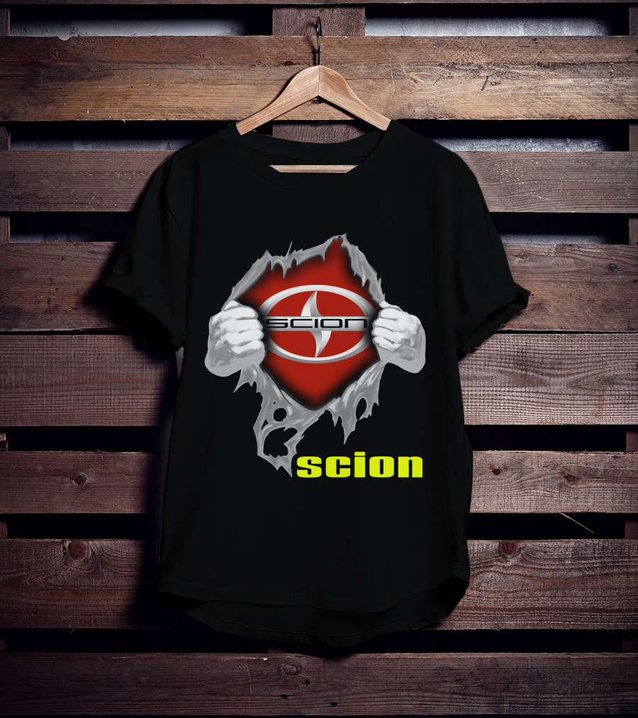 Scion Logo Ripping Through T-Shirt
