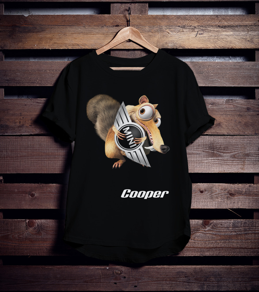 Mini Cooper Scrat Crossover 16 Ice Age Squirrel T-Shirt