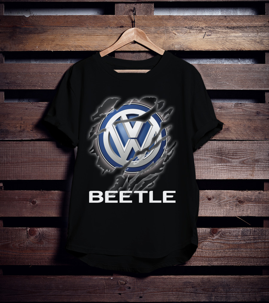 Volkswagen Beetle 04 Vintage Ripped T-Shirt