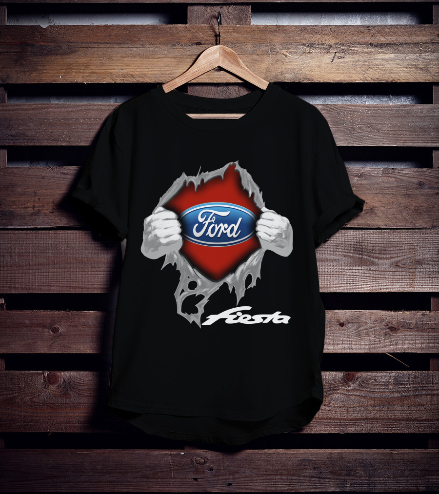 Ford Fiesta Logo Tear Reveal T-Shirt