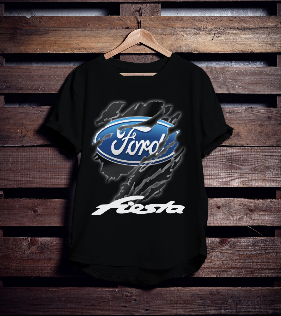 Ford Fiesta Logo With Scratch Effect T-Shirt