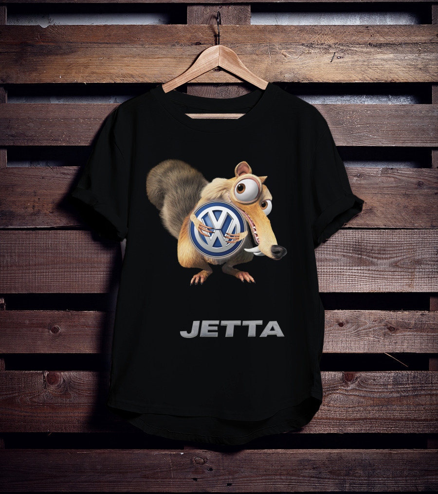 Jetta Volkswagen Ice Age Character Mashup T-Shirt