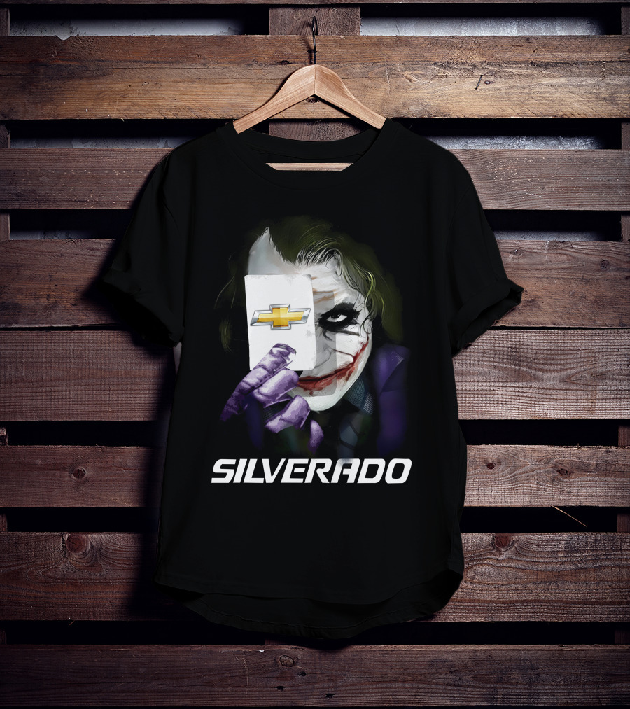 Chevy Silverado Joker Card Mashup T-Shirt